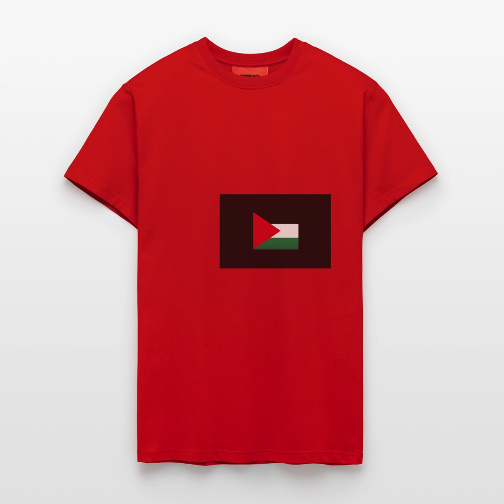 T-shirt bio décontracté fabriqué en UE palestine - rouge