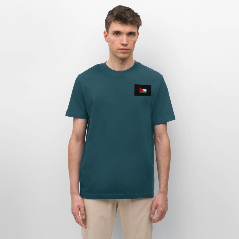 T-shirt bio décontracté SPARKER Stanley/Stella Unisexe Palestine - bleu pétrole foncé