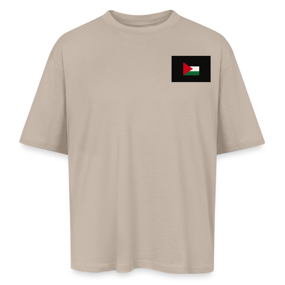 T-shirt oversize unisexe Palestine - sahara