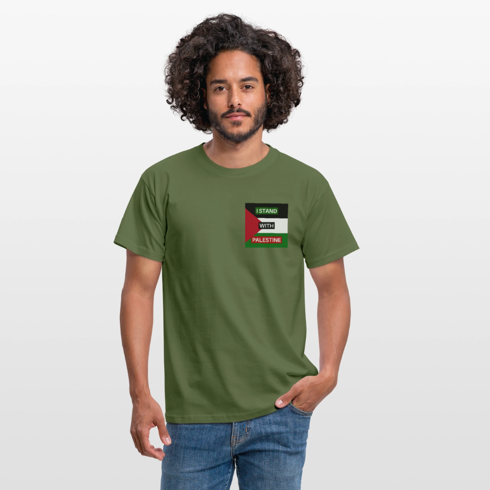 Men's T-Shirt Palestine - military green