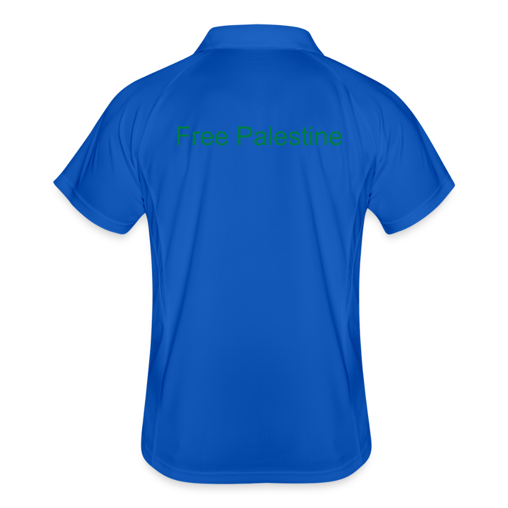 Men's Polo breathable Palestine - royal/navy