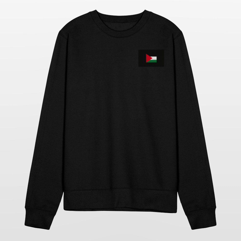 Sweat-shirt Unisex Palestine - noir