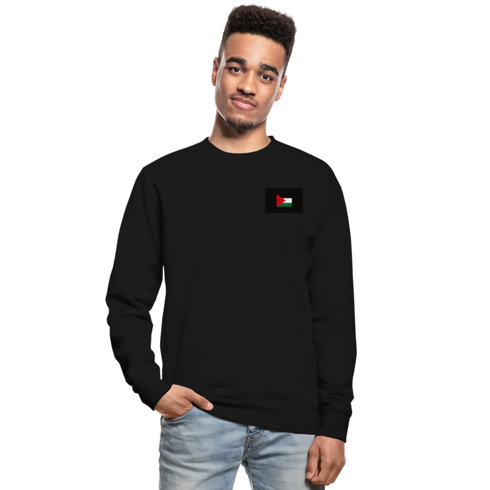 Sweat-shirt Unisex Palestine - noir