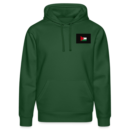 Sweat à capuche bio DRUMMER Stanley/Stella Unisexe Palestine - vert bouteille