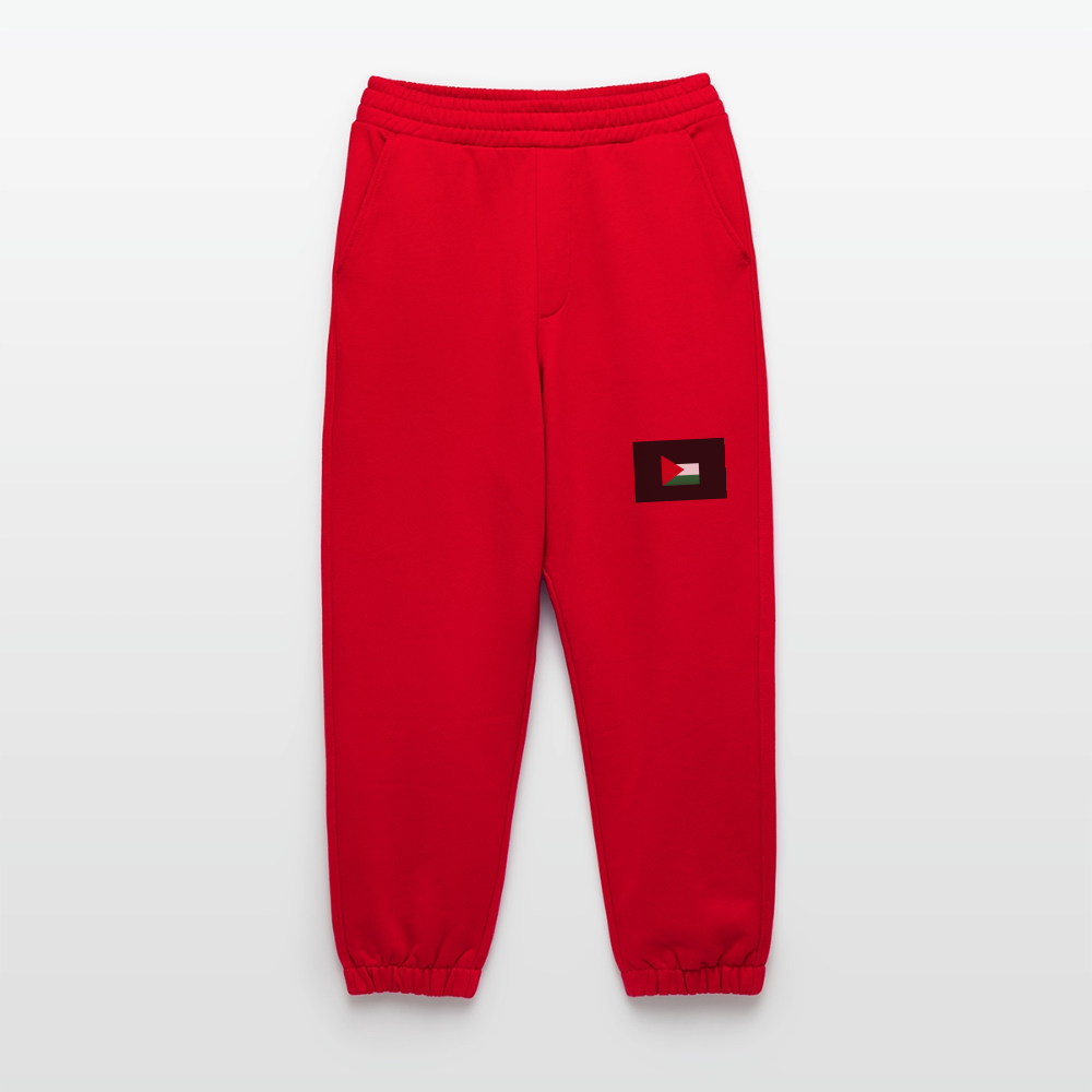 Pantalon de jogging bio épais fabriqué en UE Palestine - rouge