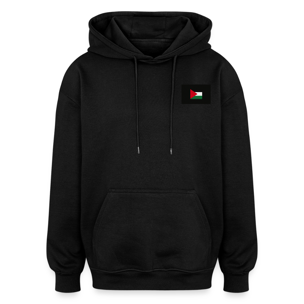 Sweat Ă  capuche oversize unisexe Palestine - noir