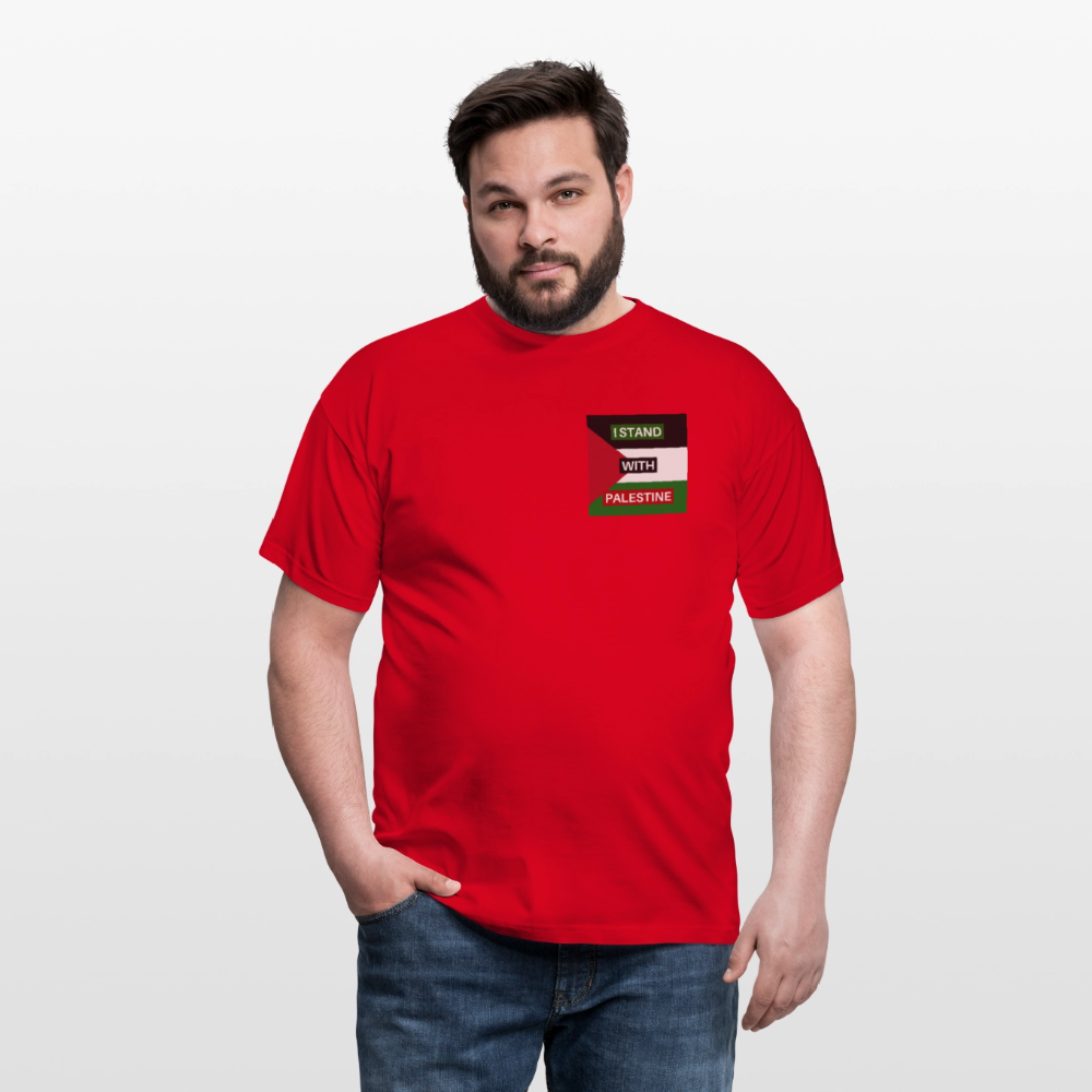 Men's T-Shirt Palestine - red