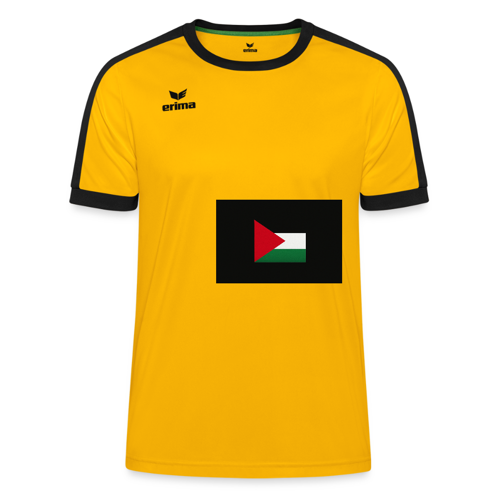 Maillot Retro Star Erima unisexe palestine - jaune/noir