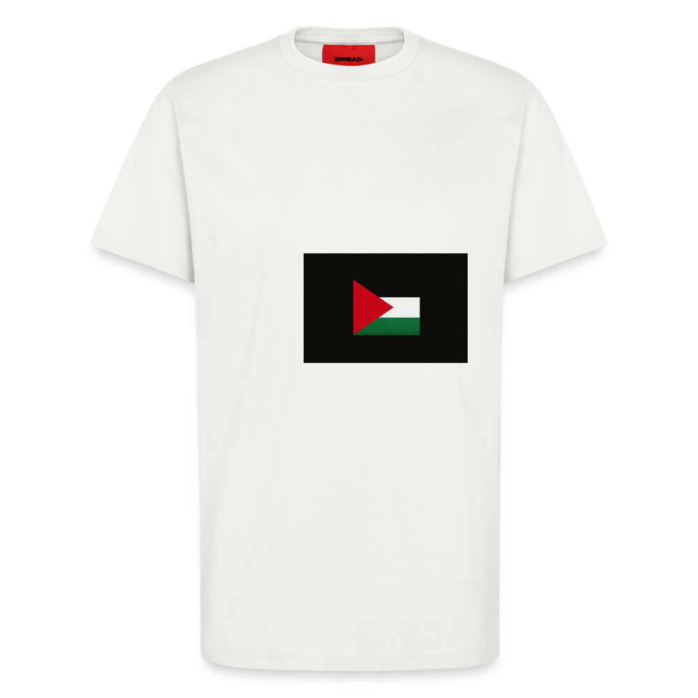T-shirt bio décontracté fabriqué en UE palestine - OFF WHITE