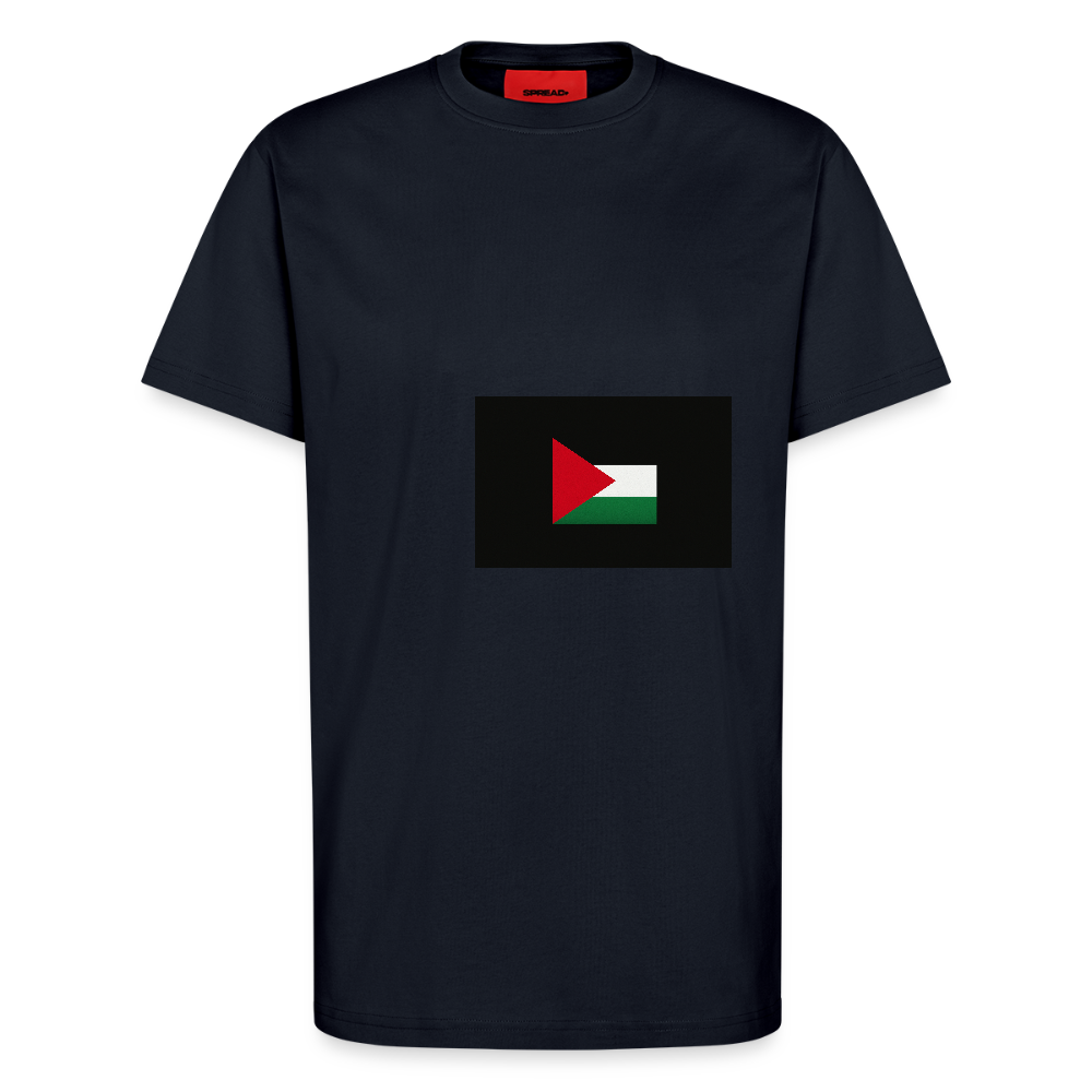 T-shirt bio décontracté fabriqué en UE palestine - DARK NAVY