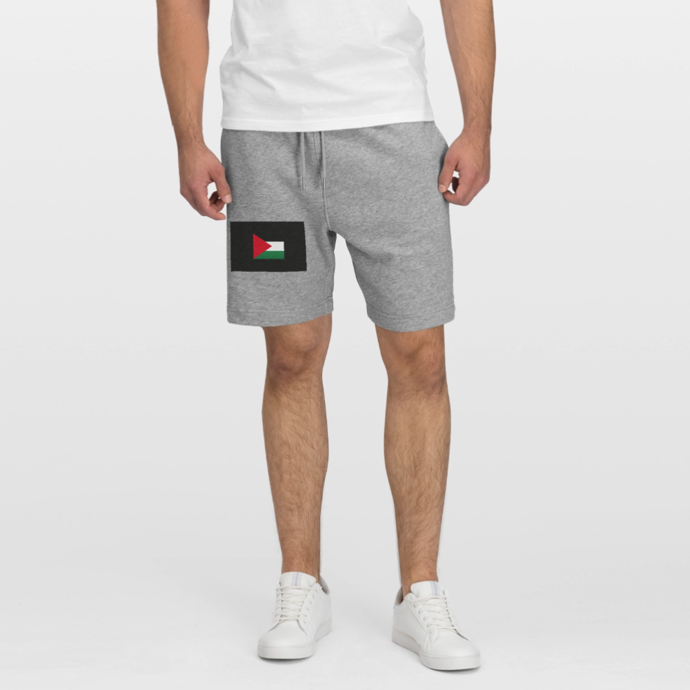 Short de jogging bio TRAINER Stanley/Stella unisexe Palestine - gris chiné