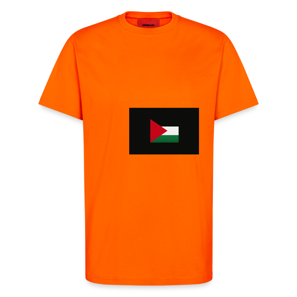 T-shirt bio décontracté fabriqué en UE palestine - SUNSET ORANGE