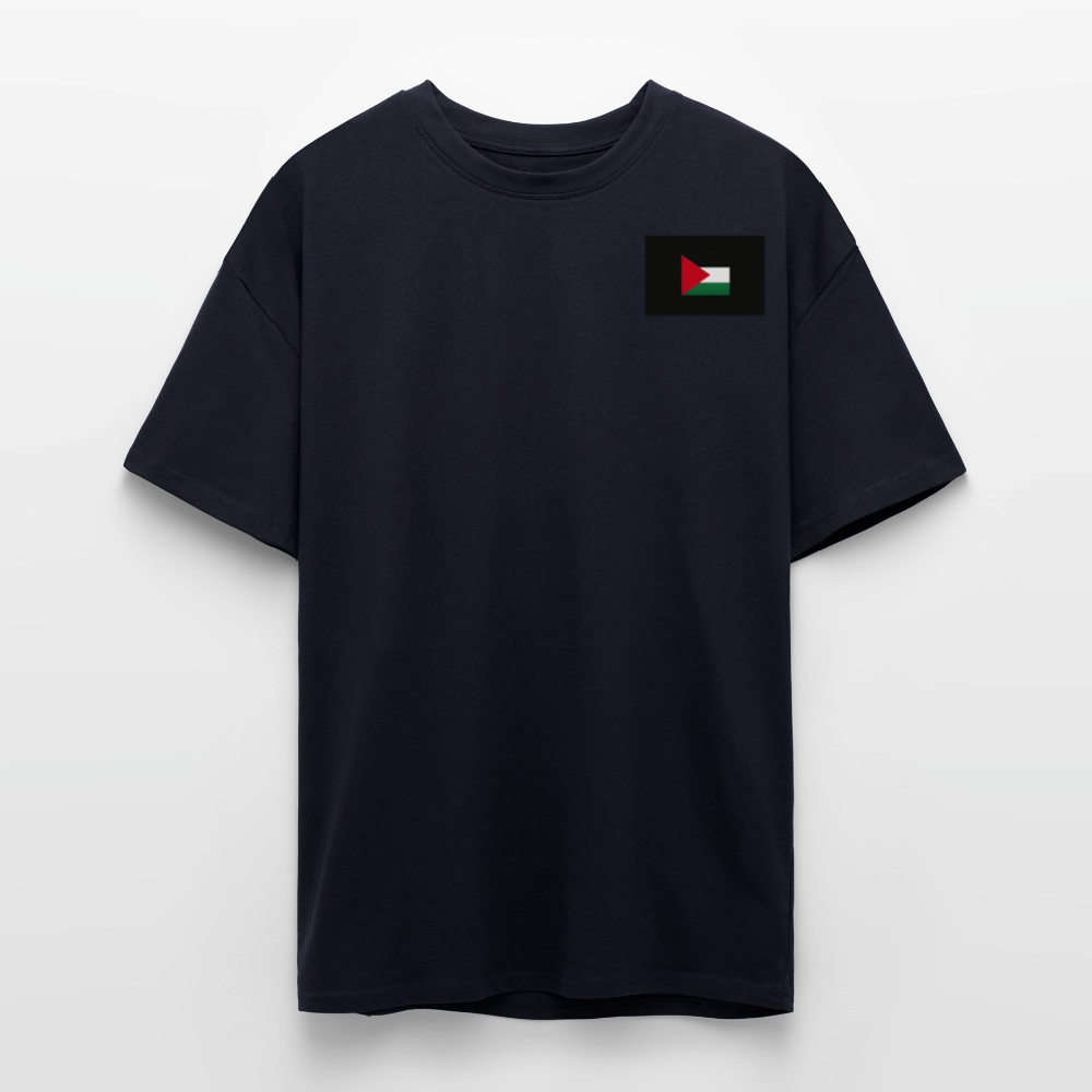 T-shirt oversize épais - bleu marine