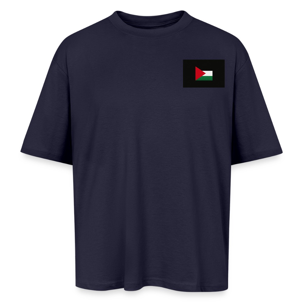 T-shirt oversize unisexe Palestine - marine