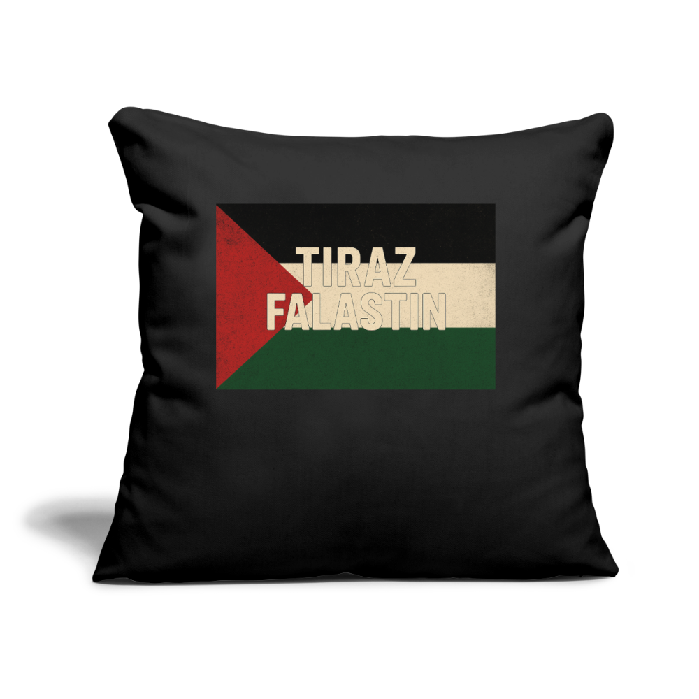 Coussin et housse de 45 x 45 cm - noir