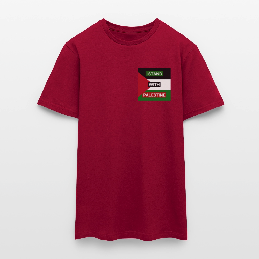 Men's T-Shirt Palestine - brick red