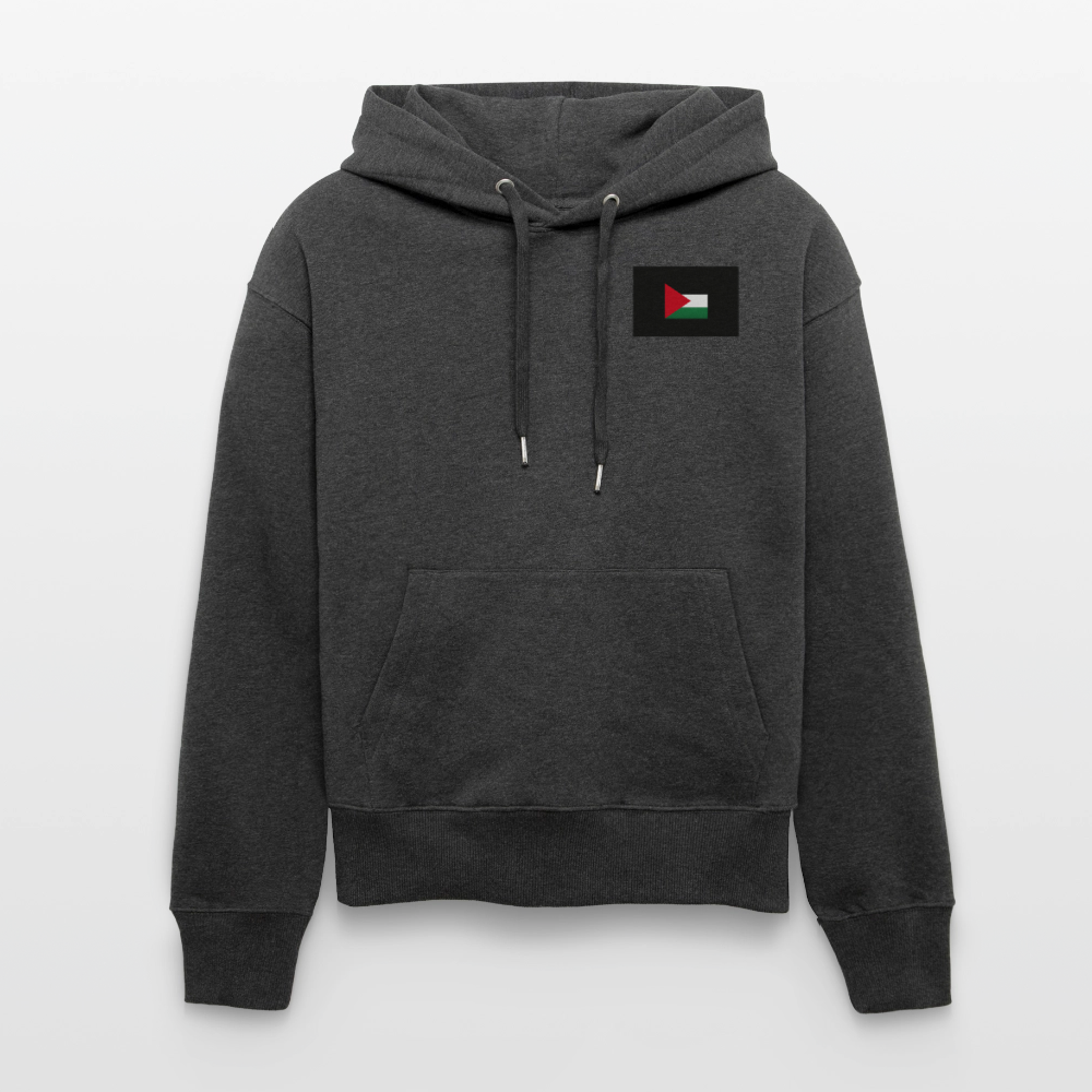 Sweat à capuche bio SLAMMER Stanley/Stella Unisexe Palestine - gris foncé chiné