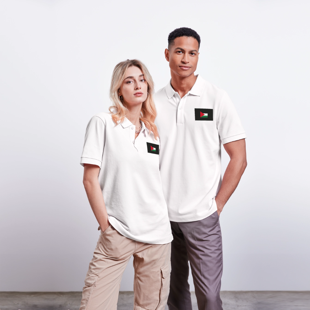 Polo PREPSTER bio Stanley/Stella Unisexe Palestine - blanc