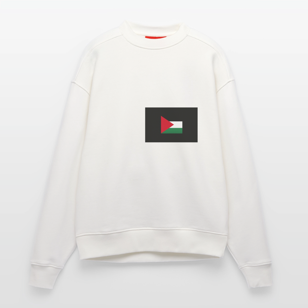 Sweat bio épais oversize fabriqué en UE palestine - OFF WHITE