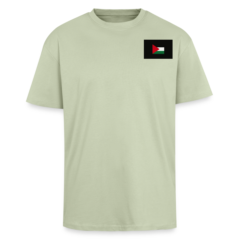 T-shirt oversize épais - vert sauge léger