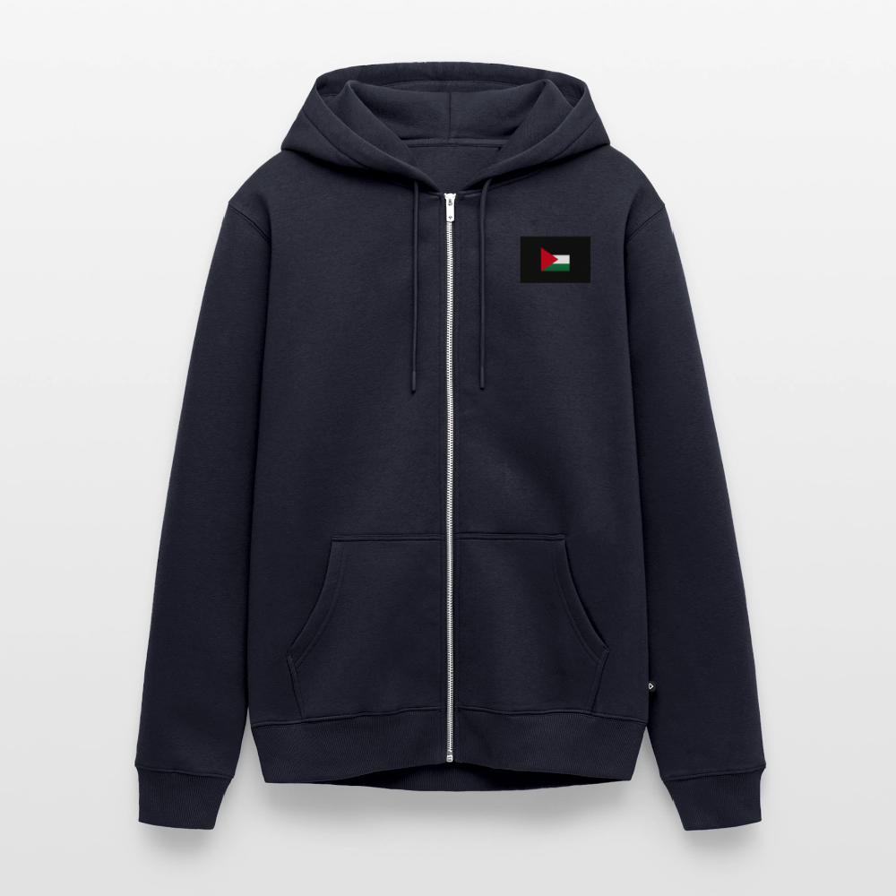 Veste à capuche Premium Homme Palestine - bleu marine