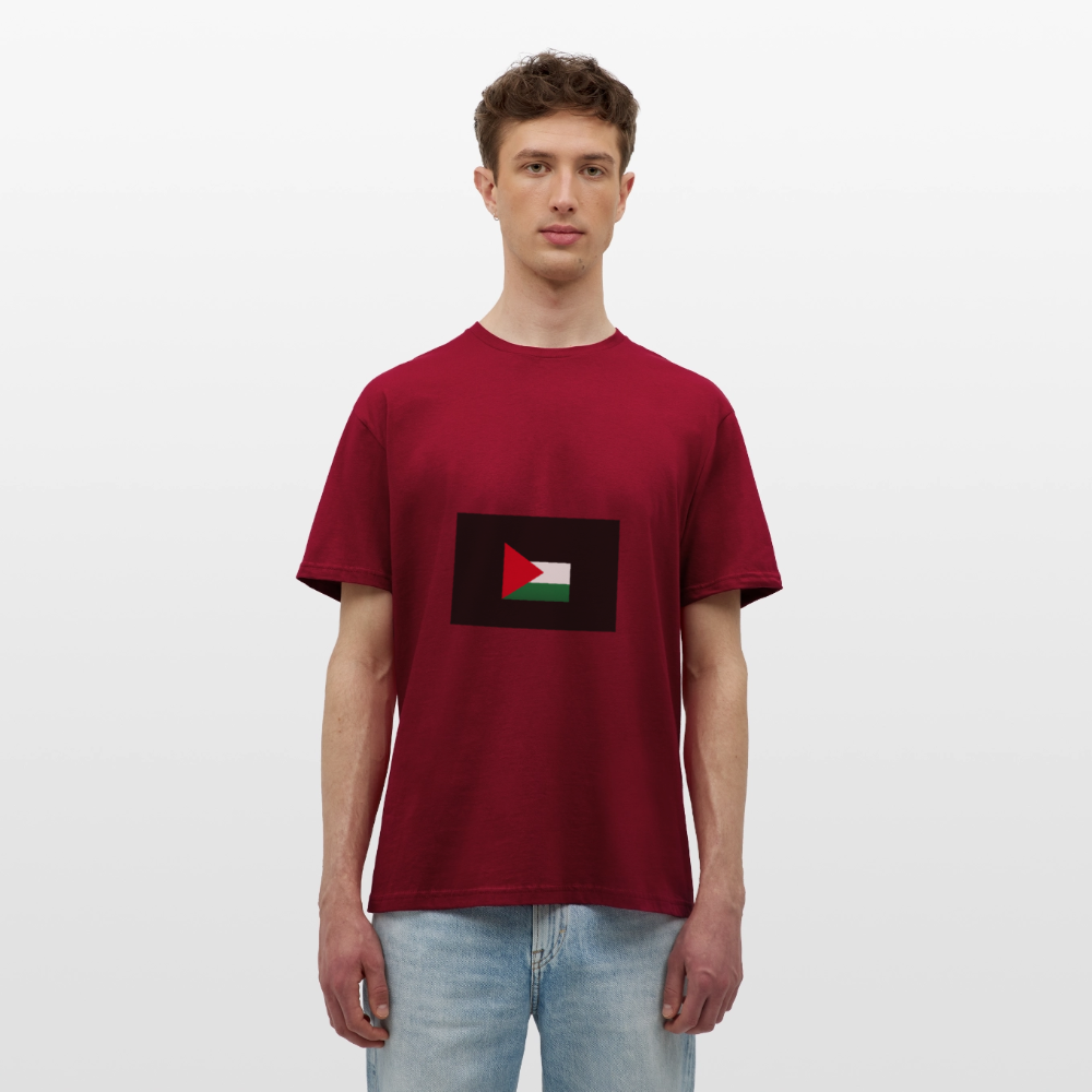T-shirt Homme Palestine - rouge brique