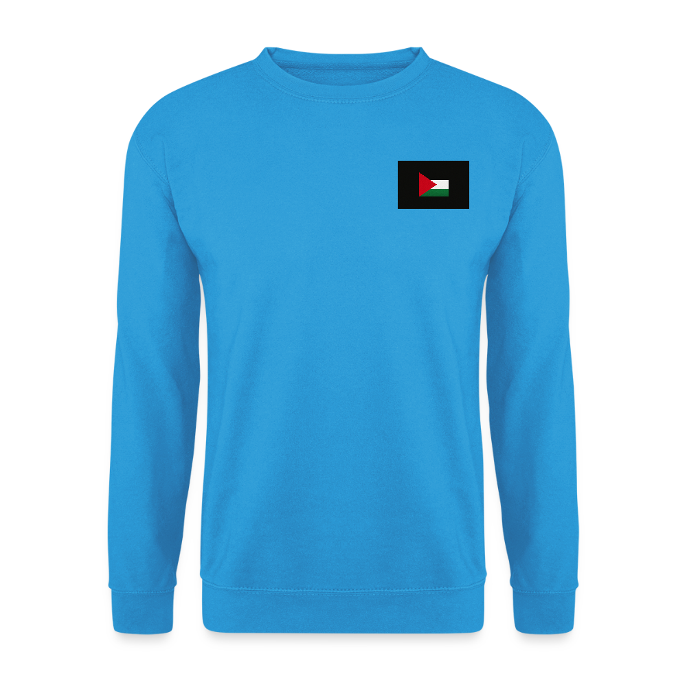Sweat-shirt Unisex Palestine - bleu mer