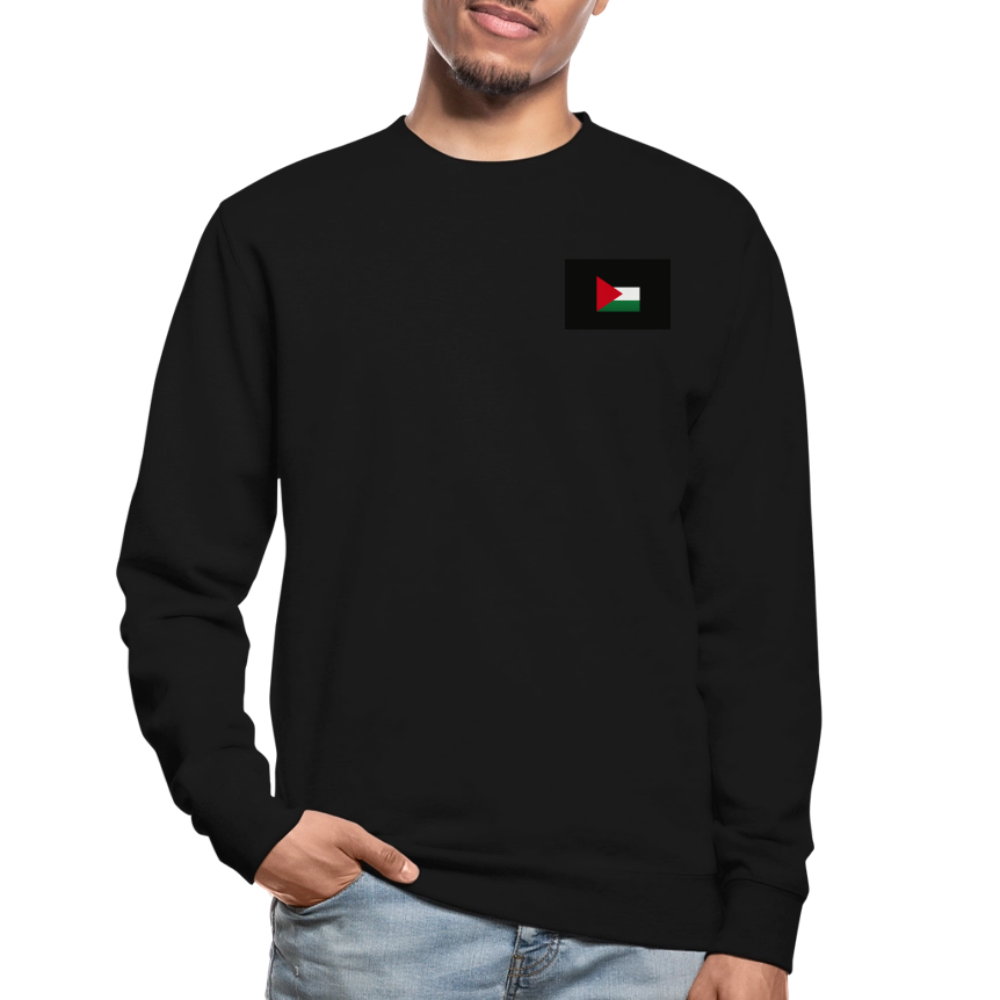 Sweat-shirt Unisex Palestine - noir