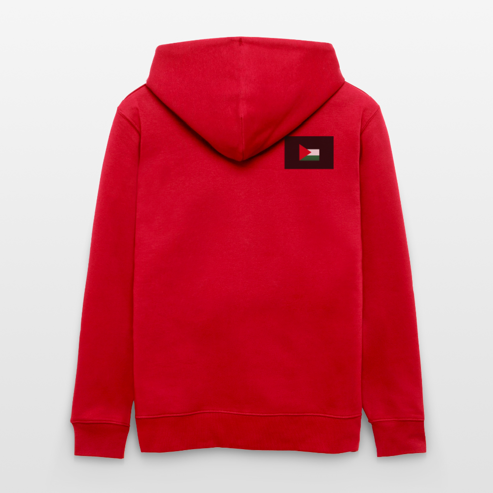 Veste à capuche bio CULTIVATOR Stanley/Stella Unisexe Palestine - rouge