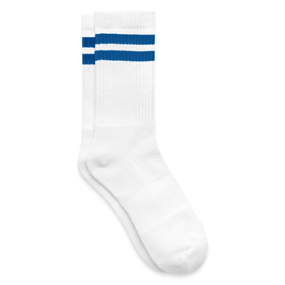 Chaussettes de tennis - blanc/bleu