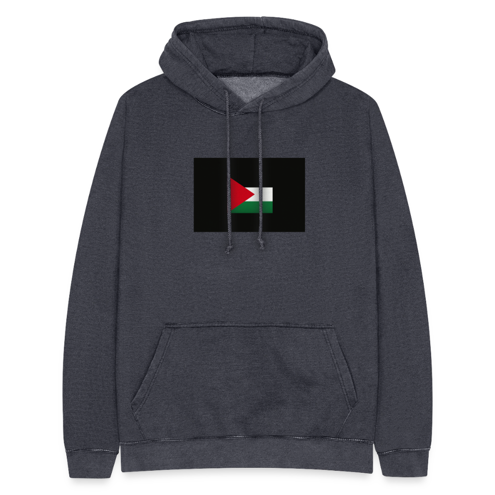 Sweat-shirt Ă  capuche vintage unisexe Palestine - bleu marine vintage