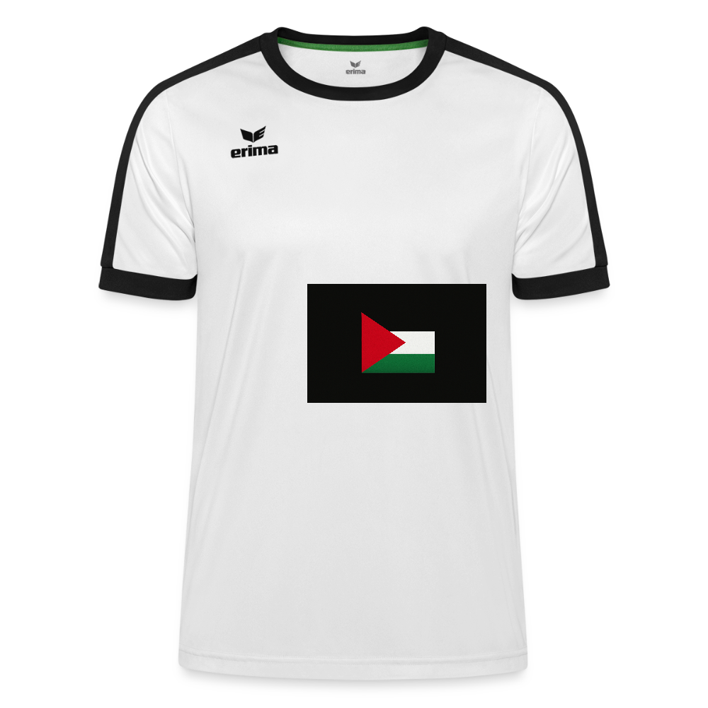 Maillot Retro Star Erima unisexe palestine - blanc/noir