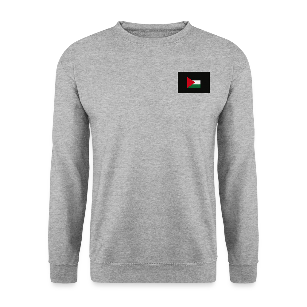 Sweat-shirt Unisex Palestine - gris chiné