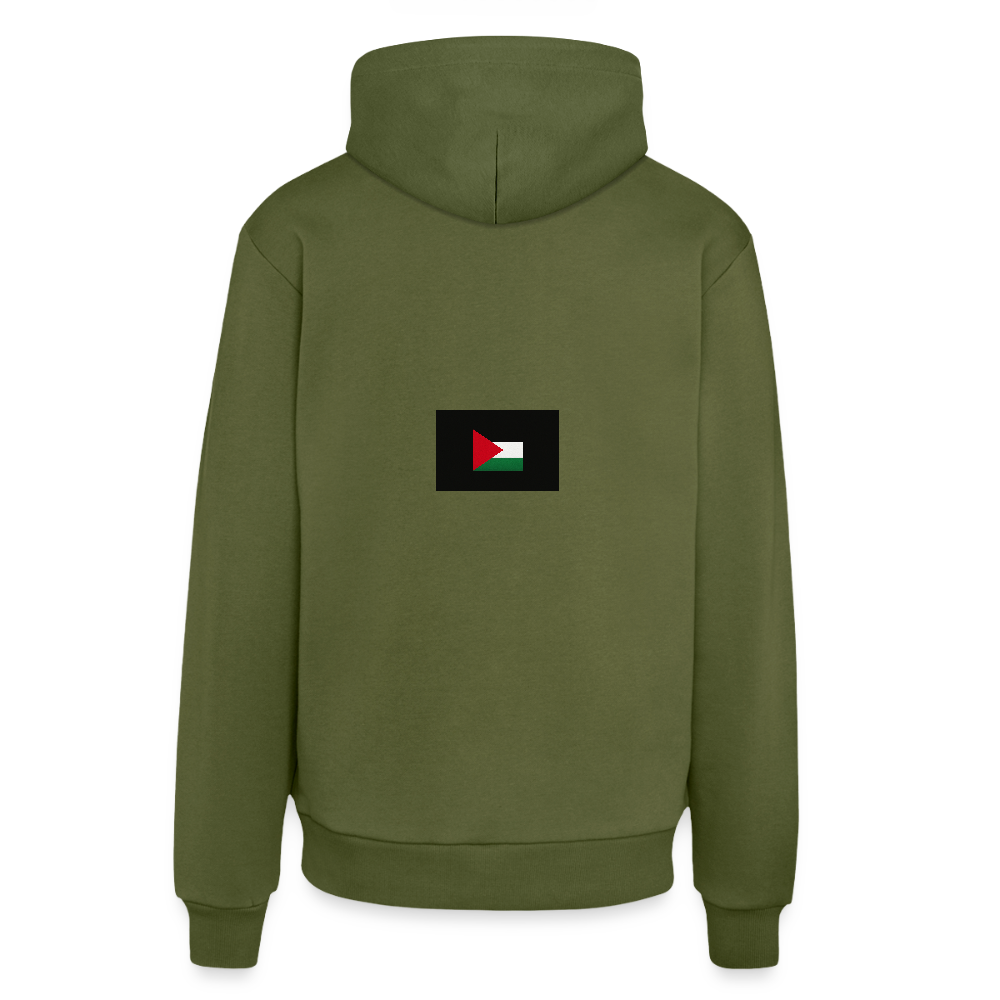 Sweat à capuche bio décontracté fabriqué en UE palestine - MOSS GREEN