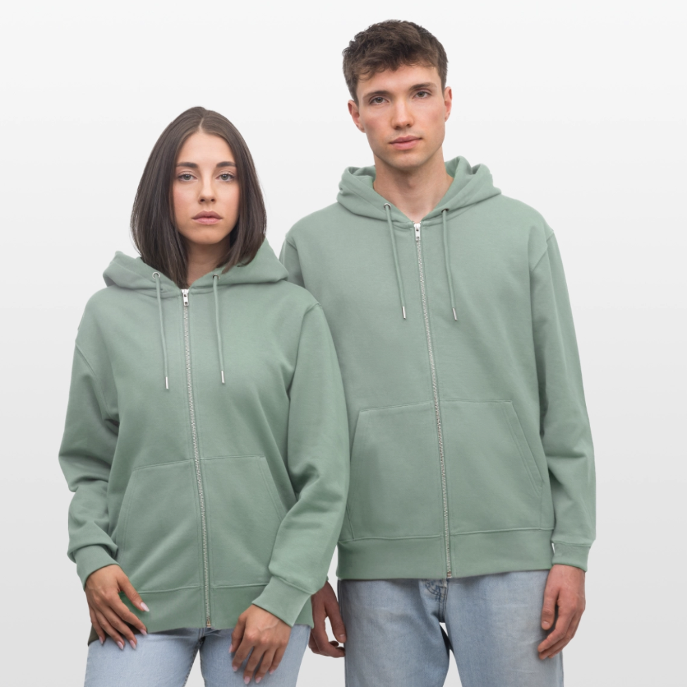 Veste à capuche bio CULTIVATOR Stanley/Stella Unisexe Palestine - vert de gris clair