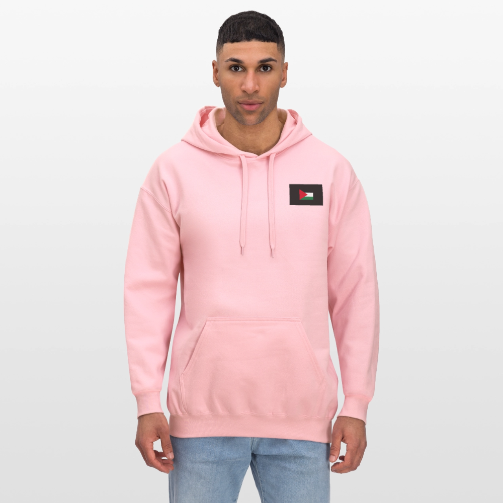 Sweat à capuche Softstyle® Gildan Unisexe Palestine - rose clair