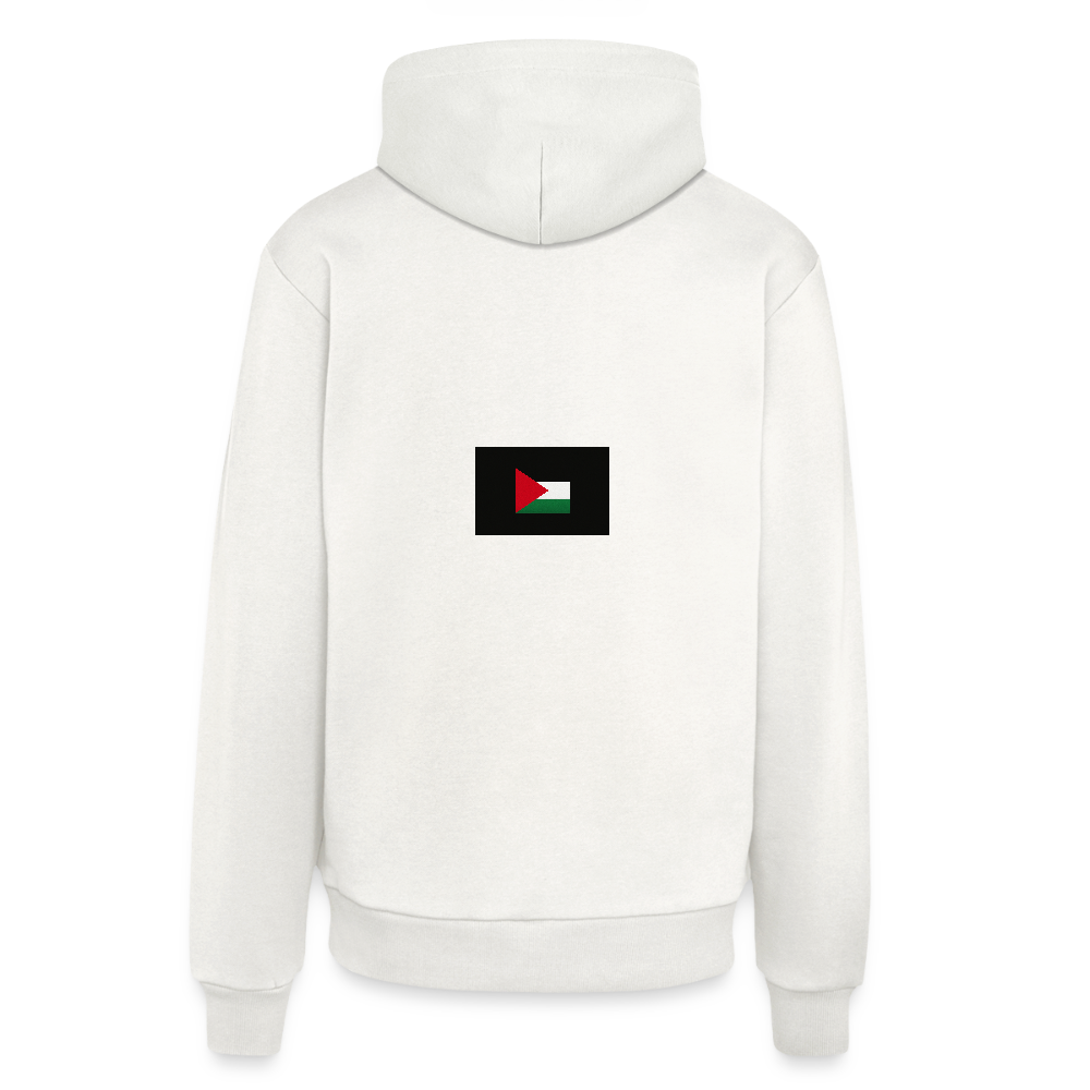 Sweat à capuche bio décontracté fabriqué en UE palestine - OFF WHITE
