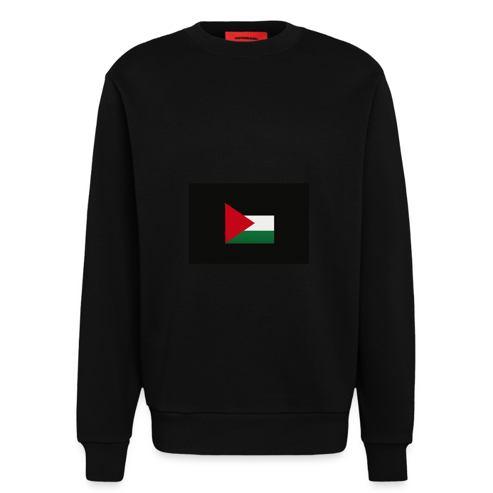 Sweat bio décontracté fabriqué en UE palestine - SOLID BLACK