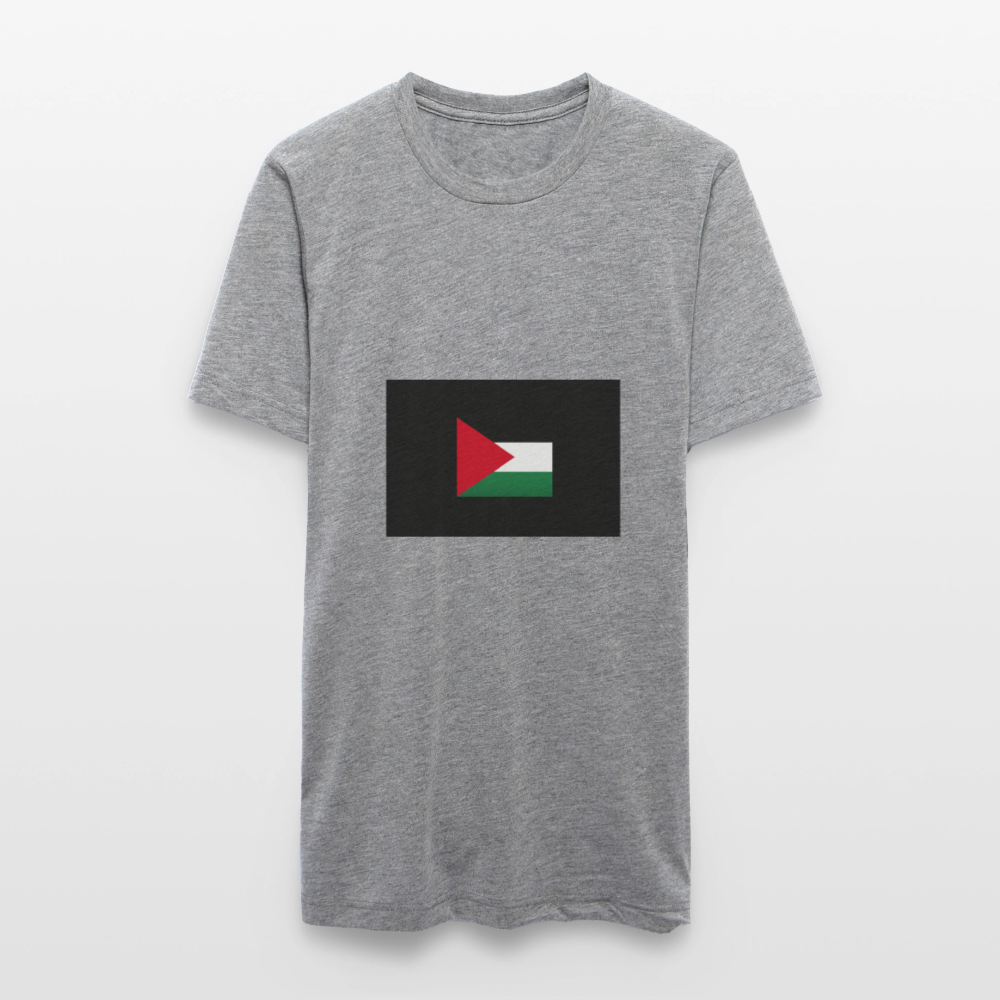 T-shirt chiné Bella + Canvas Unisexe Palestine - gris chiné