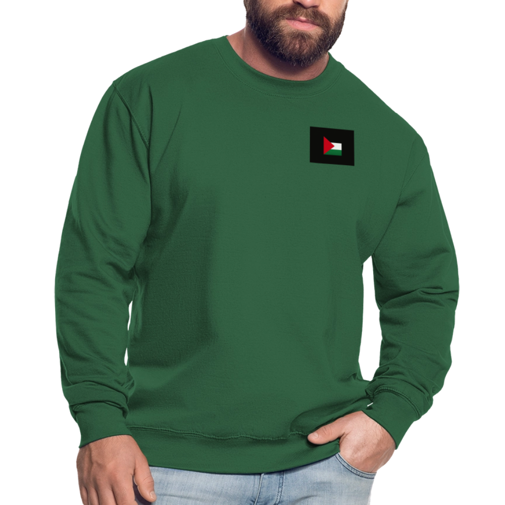 Sweat-shirt Unisex Palestine - vert foncé