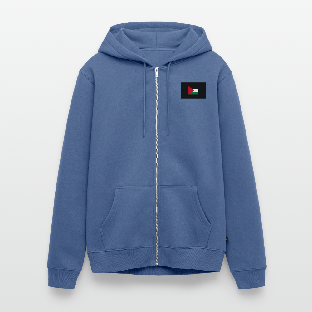 Veste à capuche Premium Homme Palestine - bleu pigeon