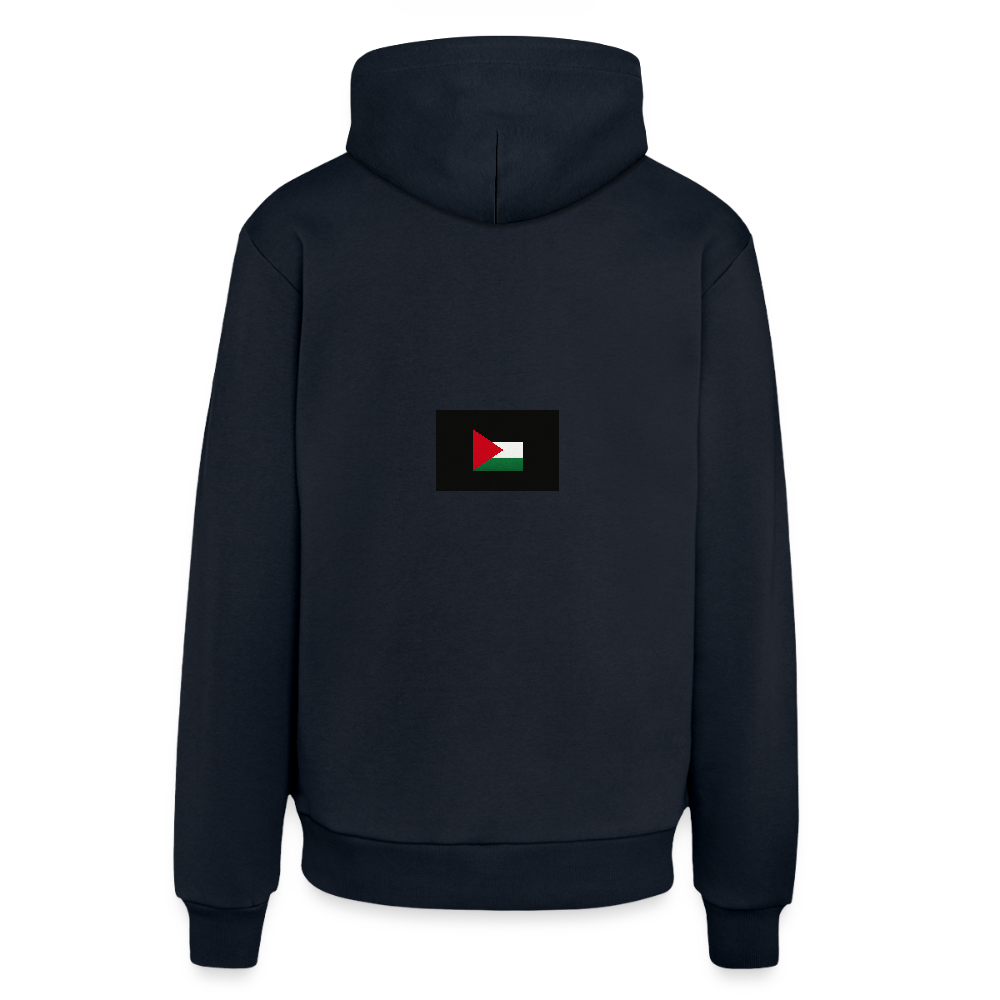 Sweat à capuche bio décontracté fabriqué en UE palestine - DARK NAVY