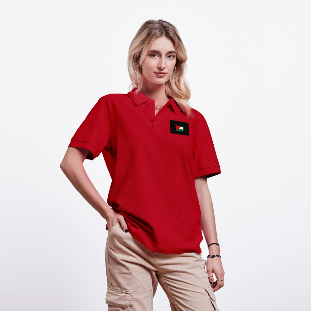 Polo PREPSTER bio Stanley/Stella Unisexe Palestine - rouge