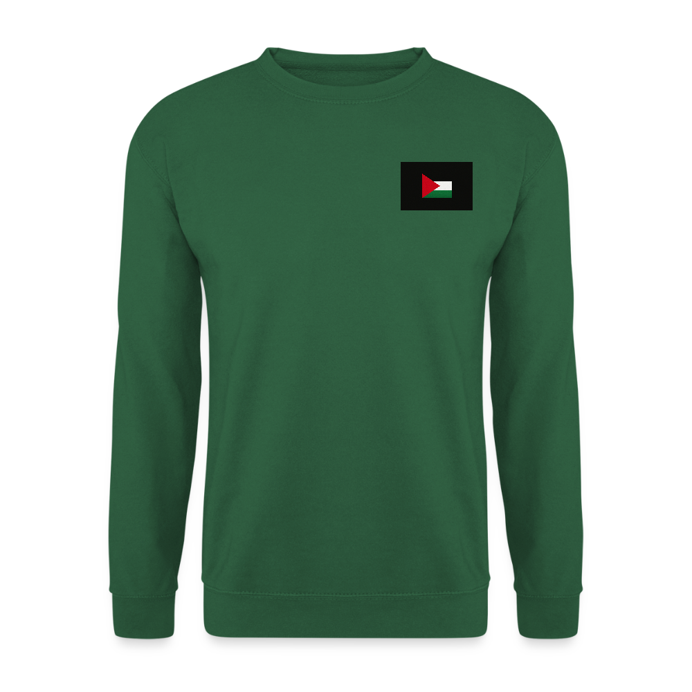Sweat-shirt Unisex Palestine - vert foncé