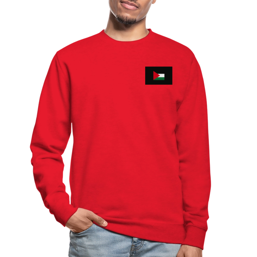 Sweat-shirt Unisex Palestine - rouge