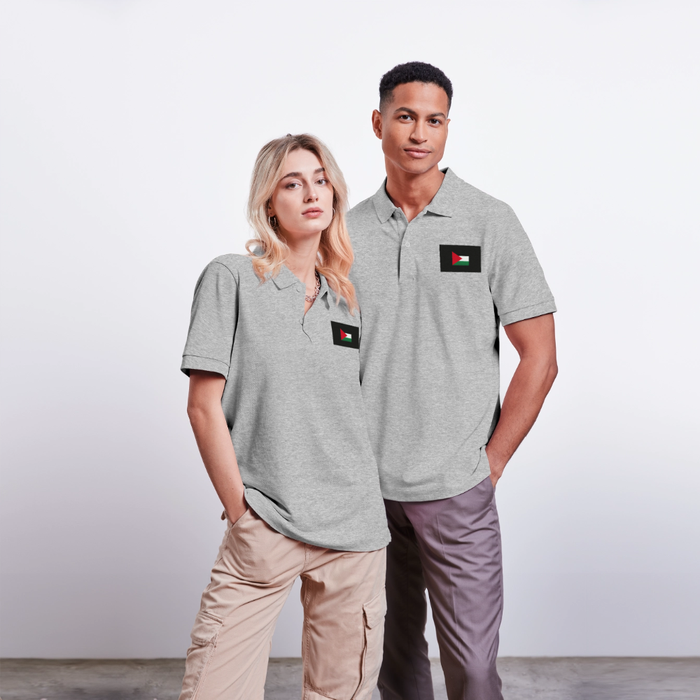 Polo PREPSTER bio Stanley/Stella Unisexe Palestine - gris chiné