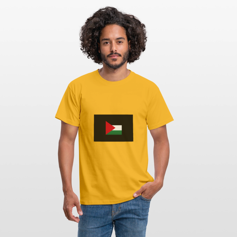 T-shirt Homme Palestine - jaune