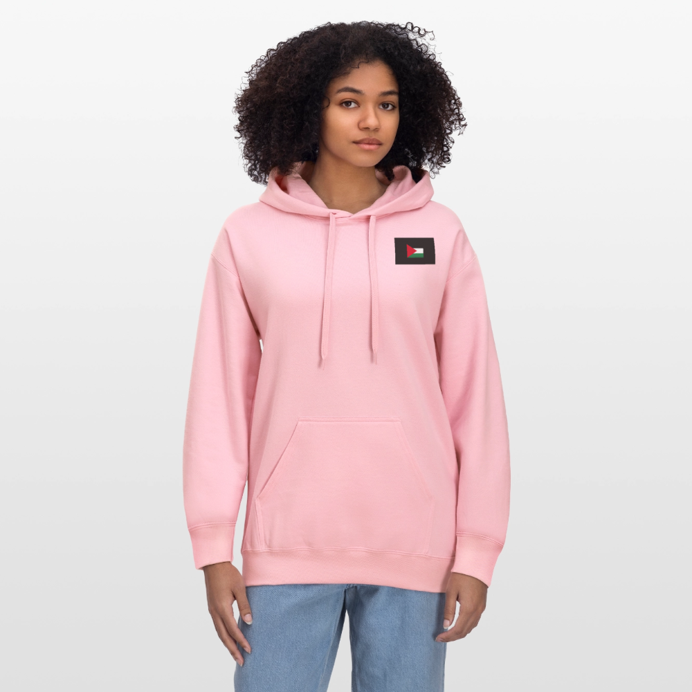 Sweat à capuche Softstyle® Gildan Unisexe Palestine - rose clair