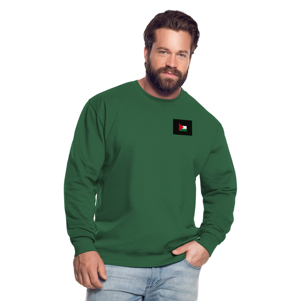 Sweat-shirt Unisex Palestine - vert foncé
