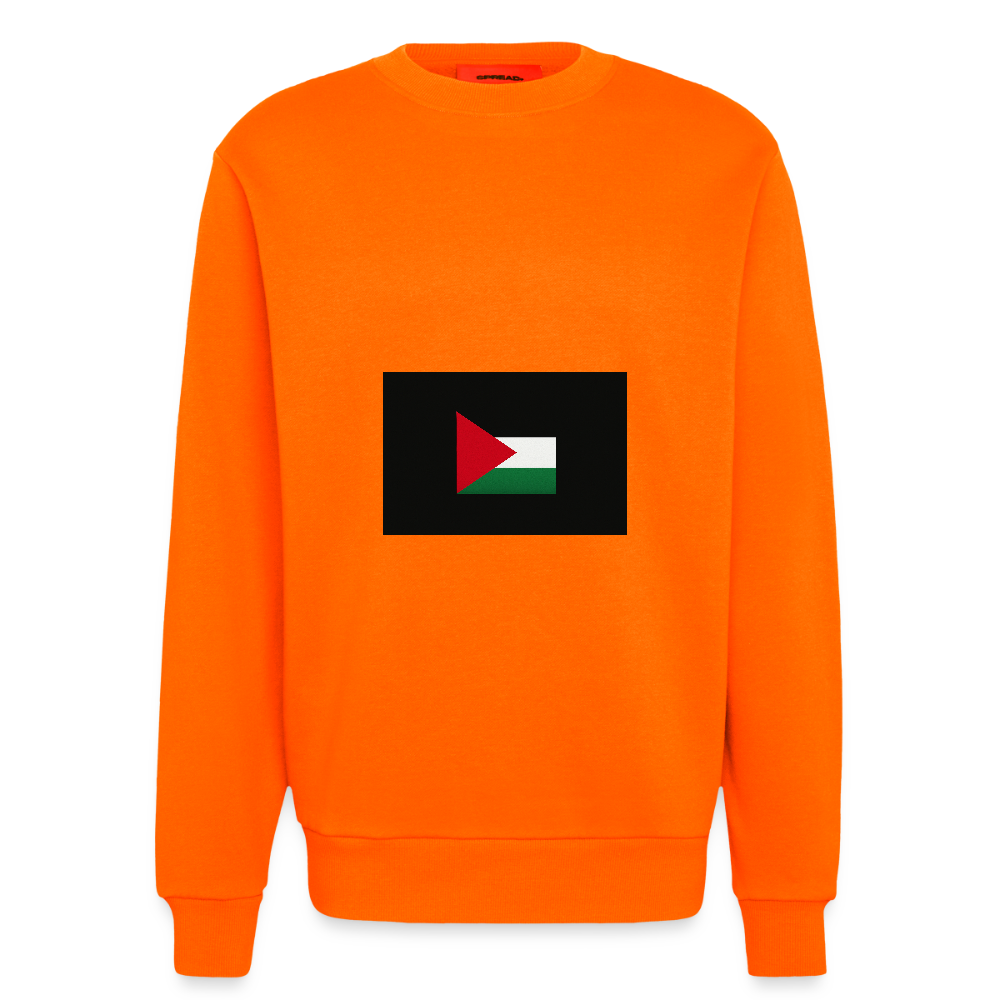 Sweat bio décontracté fabriqué en UE palestine - SUNSET ORANGE
